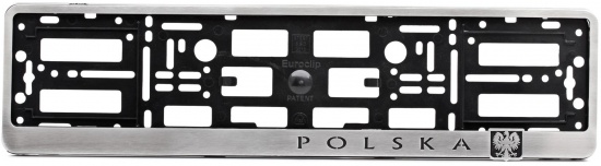 Ramka na tablice rejestracyjne ze stali nierdzewnej PREMIUM